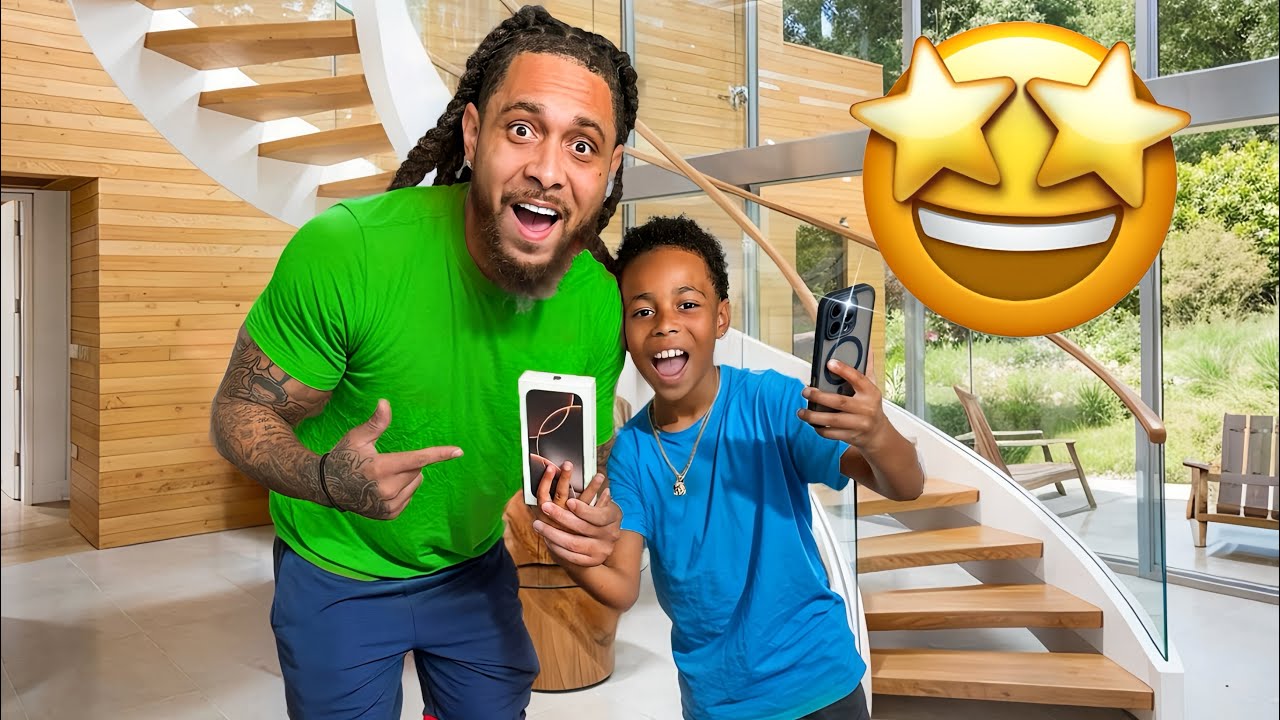 BREAKING Our Son's Phone And SURPRISING HIM WITH A NEW iPHONE 16 PRO