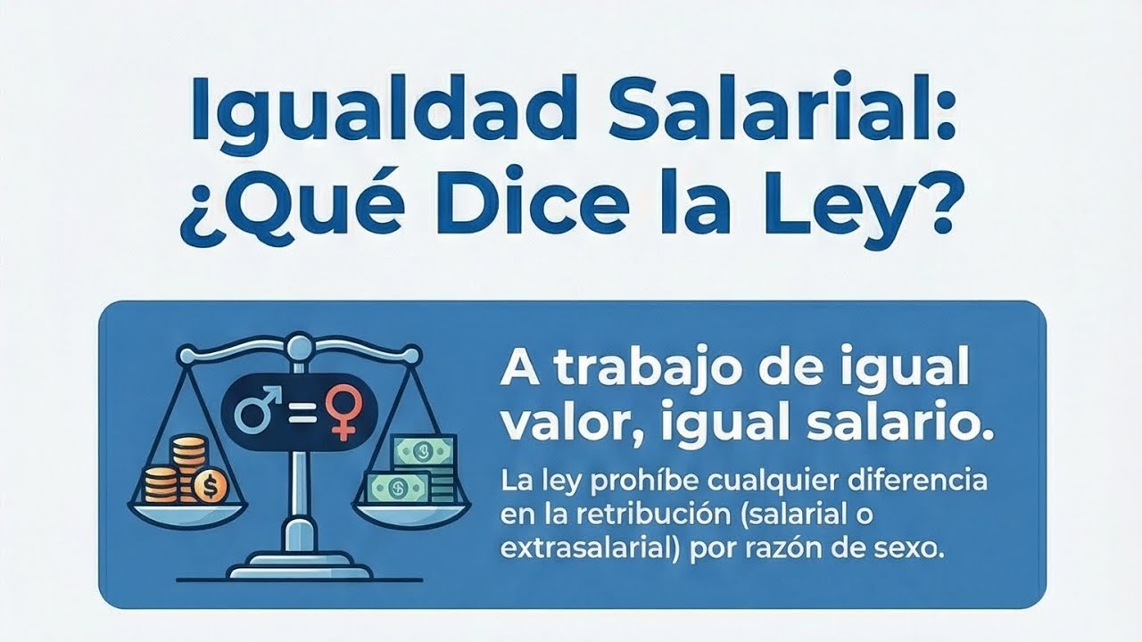 💰 ¿MISMO TRABAJO, MISMO SUELDO? ¡Es la Ley! ⚖️ Te EXPLICAMOS la 