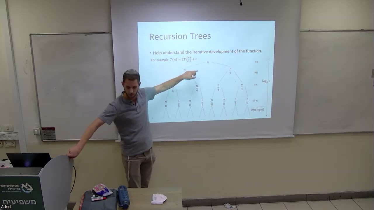 Data Structures Recitation 5 - Recursive formulas + divide and conquer