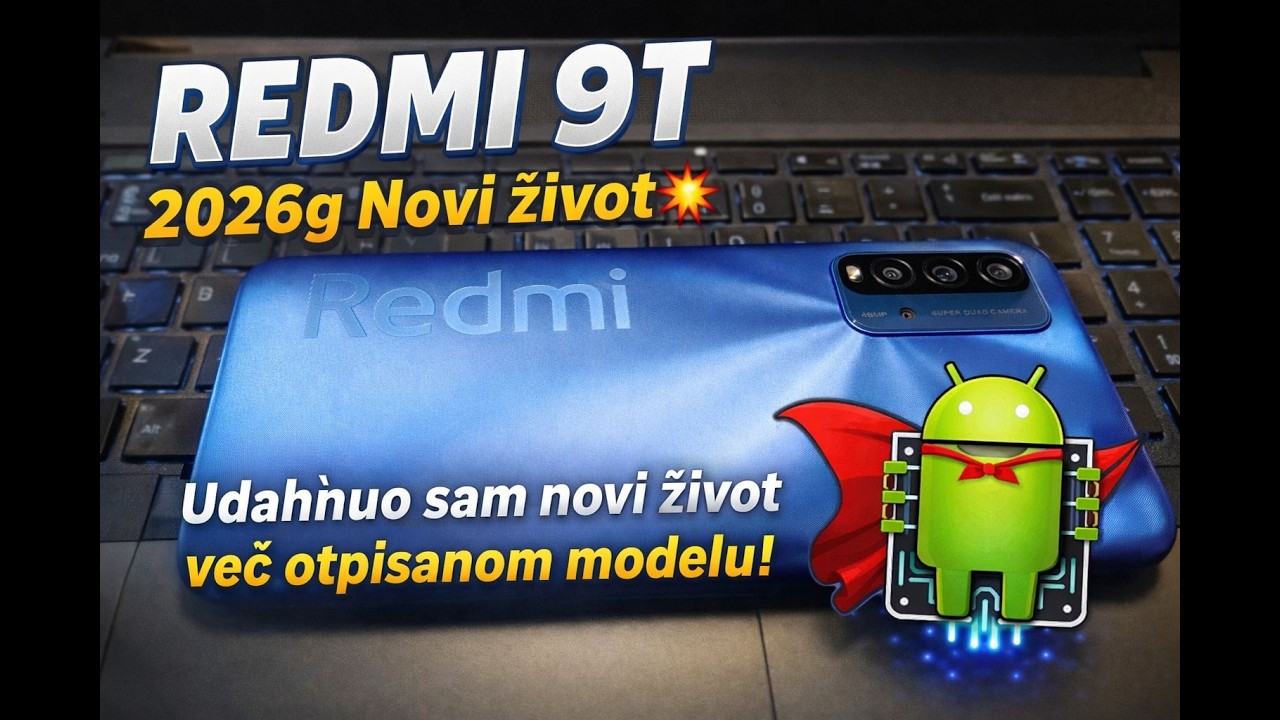 👉 REDMI 9T 2026 – Novi život uz Custom ROM 💥