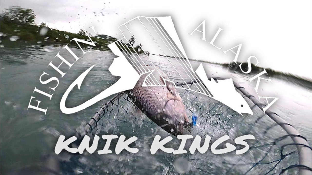 FISHING KING SALMON OUT OF THE KNIK RIVER GLACIER WATER!