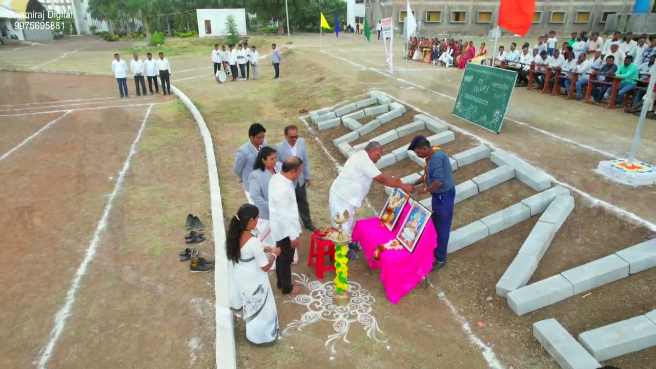 77th Independence Day Celebrate in Jaihind English Medium School and Jr. College of Sci, Dabhadi.
