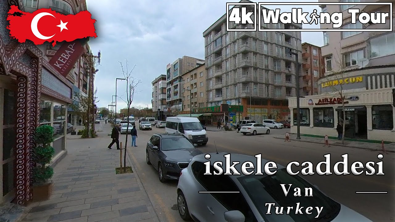 Iskele Caddesi, Van, Turkey 🇹🇷 Walking Tour (4K UHD 60fps)