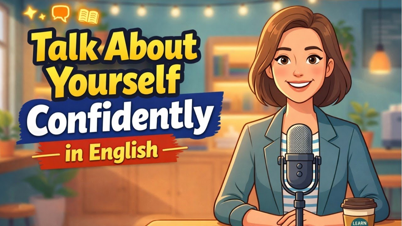 How to Talk About Yourself Confidently in English | Daily English Speaking Practice