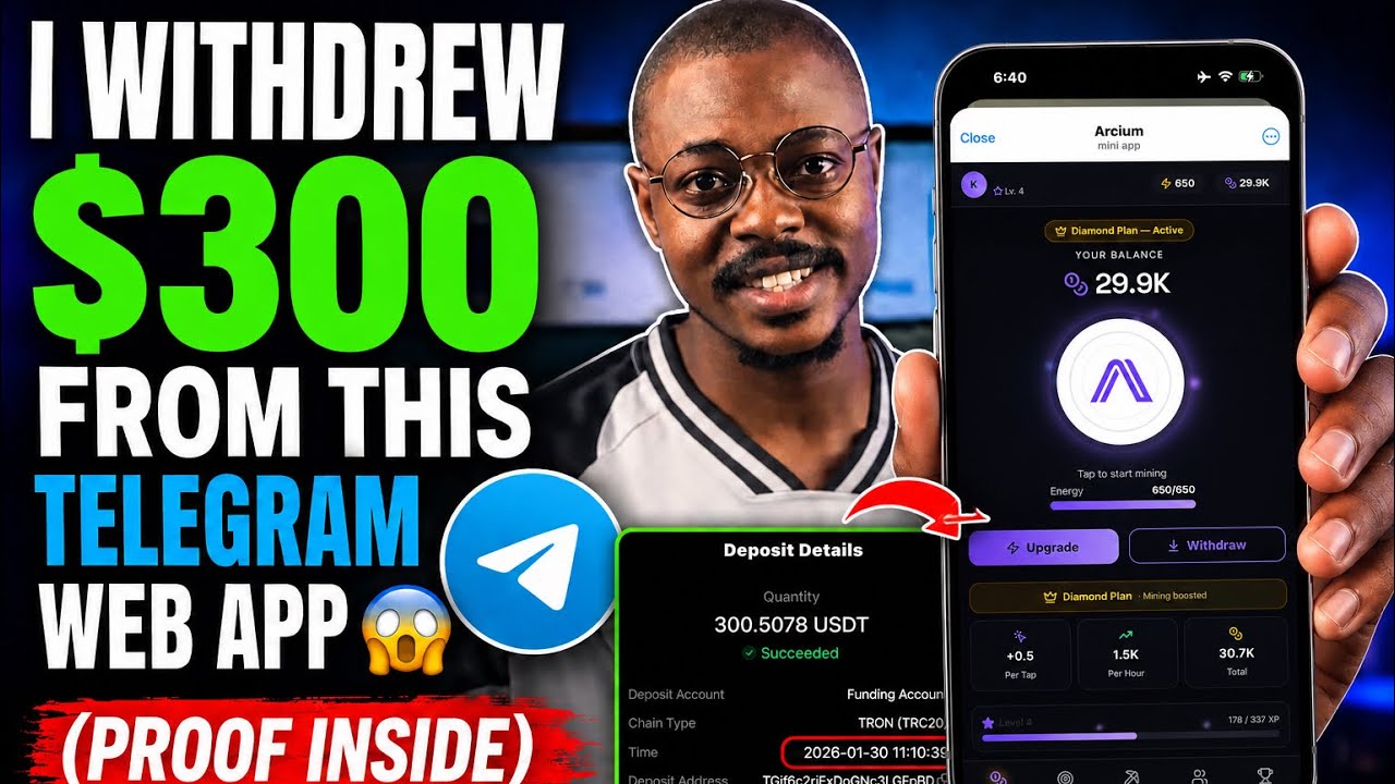 $300 Withdrawal Successful! Telegram Web App Payment Proof 💸
