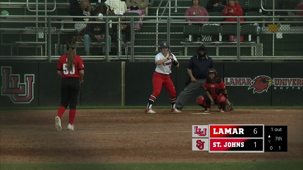 Lamar University Softball vs St. Johns