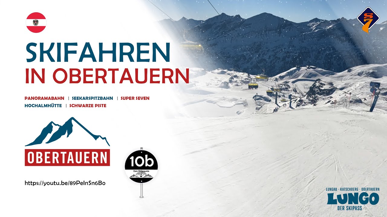 Obertauern - Piste 10b (schwarz) - Panorama - Super Seven