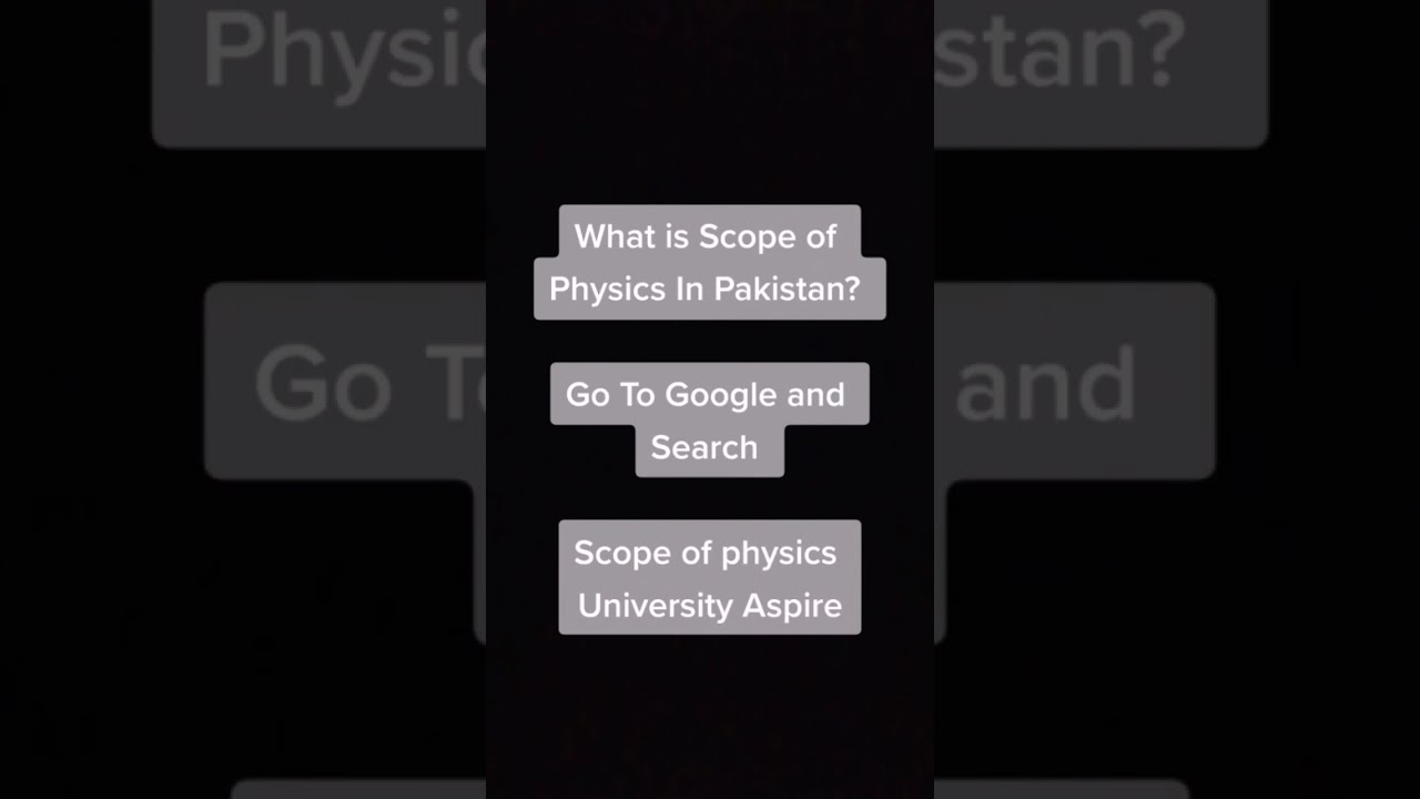 scope of physics in Pakistan #scopeofphysics #scopeofphysicsinpakistan