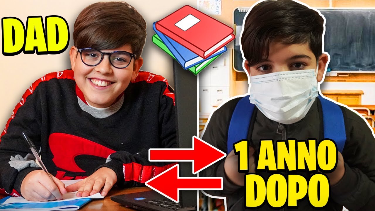📚CHRISTIAN RITORNA A SCUOLA DOPO QUASI 1 ANNO!! Emozionante...