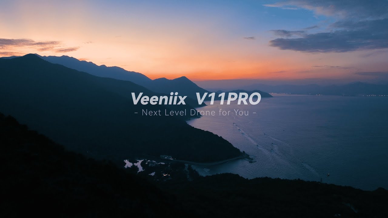 Veeniix V11PRO Drone 8K Camera - Rock out by the seaside!