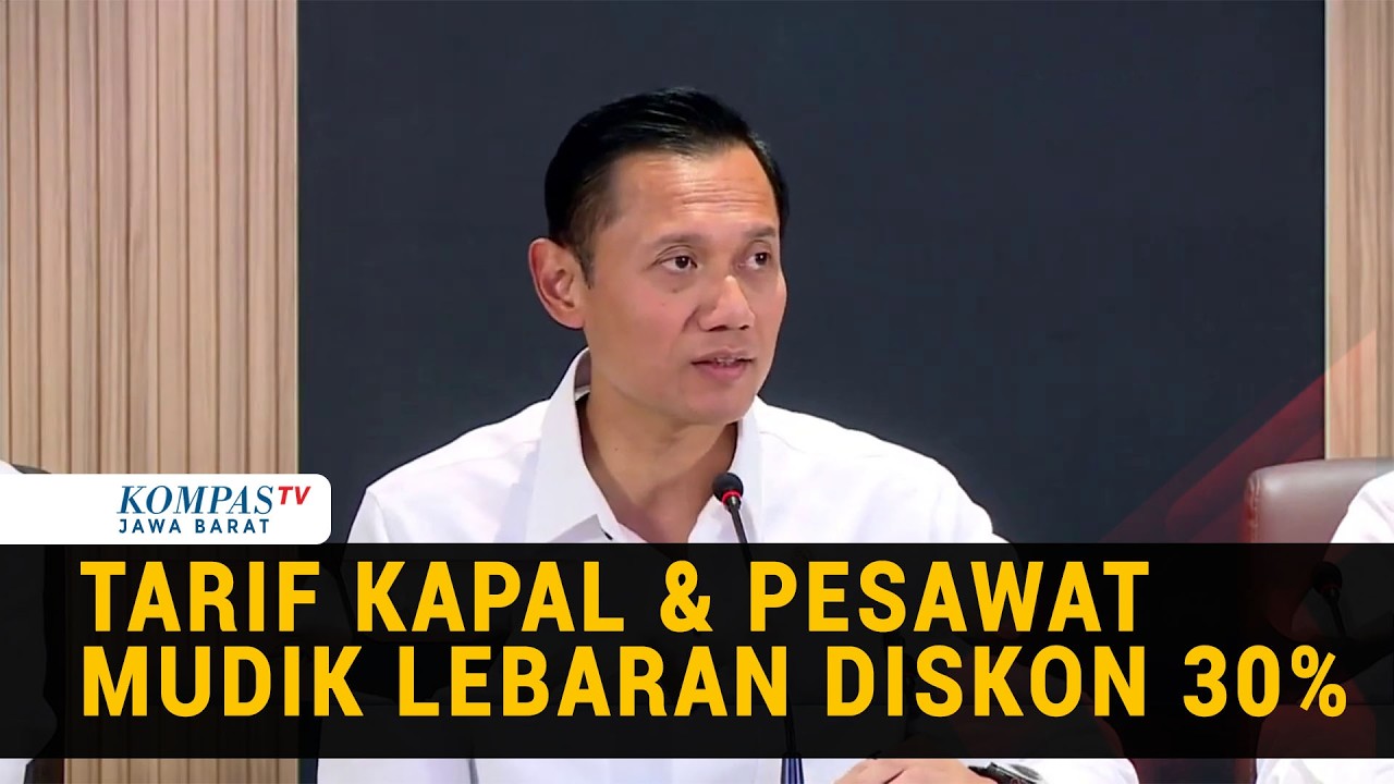 Menko AHY: Pemerintah Siapkan Diskon Tarif Kapal & Pesawat Mudik Lebaran