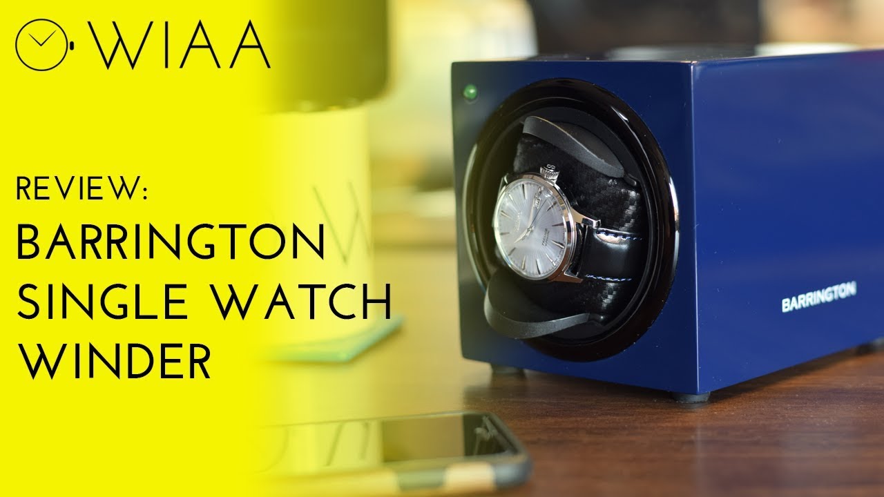 Обзор и распаковка часов Barrington Single Watch Winder