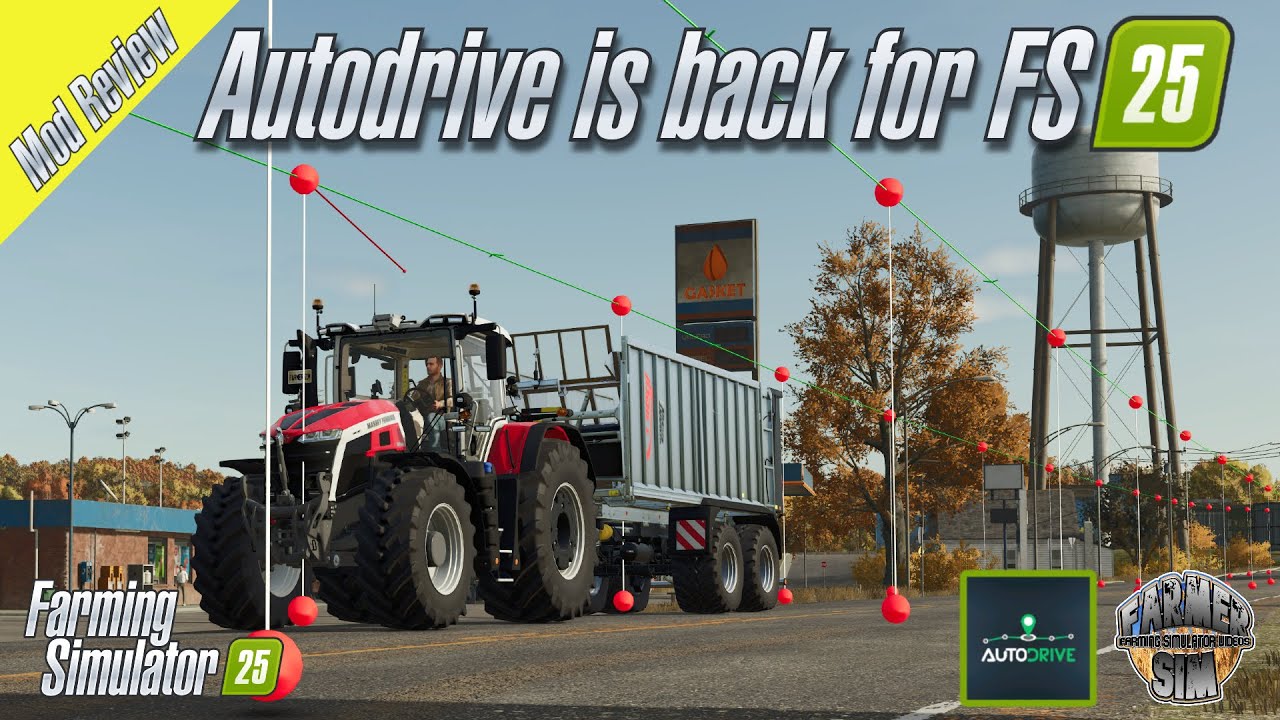 AUTODRIVE IS BACK FOR FS25! - Here's The Basics - Farming Simulator 25