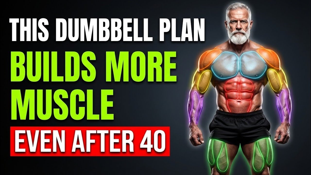 Full Body Dumbbell Workout for Men Over 40 (2x Per Week)