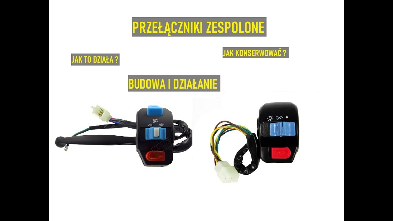 #319 PRZEŁĄCZNIKI ZESPOLONE SKUTER 4T 2T JAK DZIAŁA BUDOWA KONSERWACJA DIAGNOSTYKA SKŁADANIE
