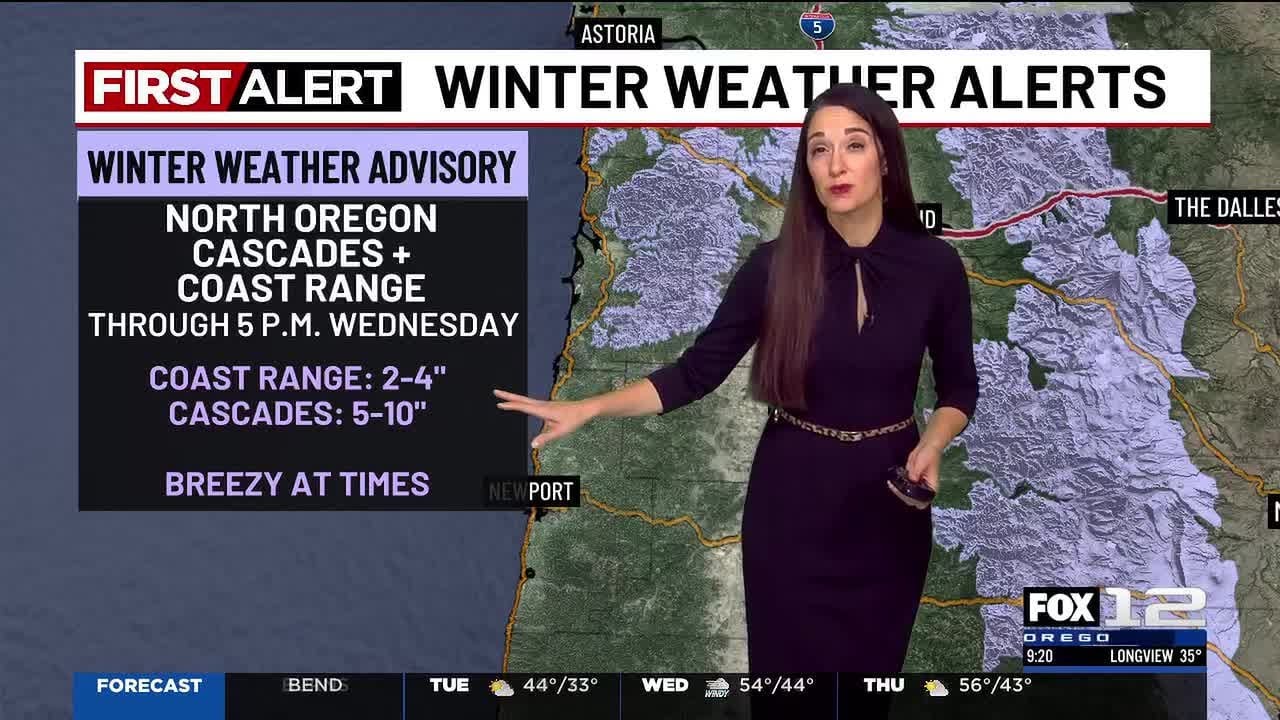 First Alert Weather: 2-3 feet of snow possible in the Cascades over next several days