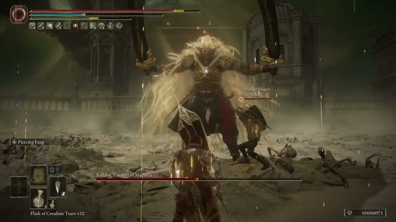 Fighting Consort with Carian thrusting shields because Lumpy said so