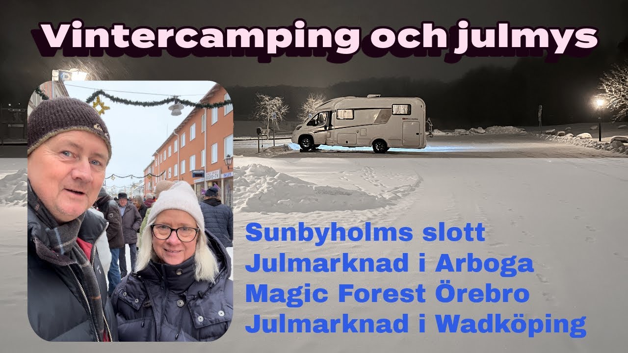 VÅR FÖRSTA VINTERCAMPING MED HUSBILEN!