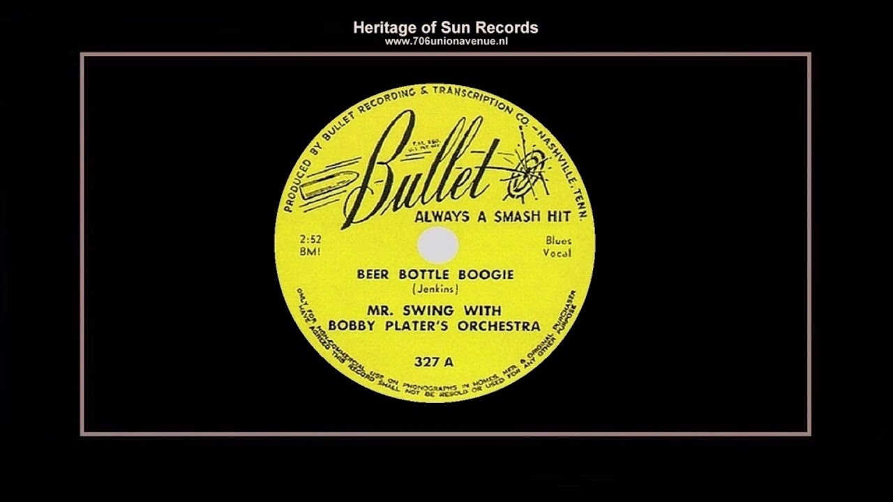 (1950) Bullet 327-A ''Beer Bottle Boogie'' Mr. Swing with Bobby Plater's Orchestra