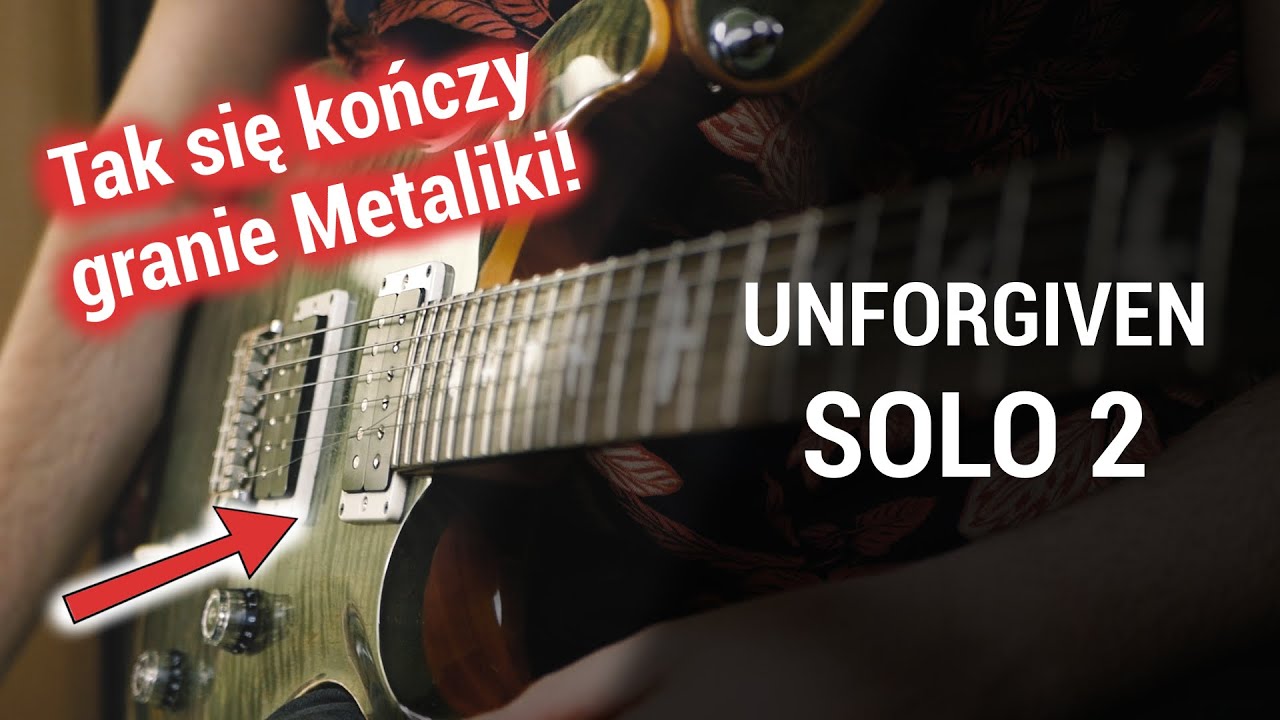 🎸Metallica The Unforgiven - jak zagrać solo Kirka Hammeta (cz.2) + TABULATURA