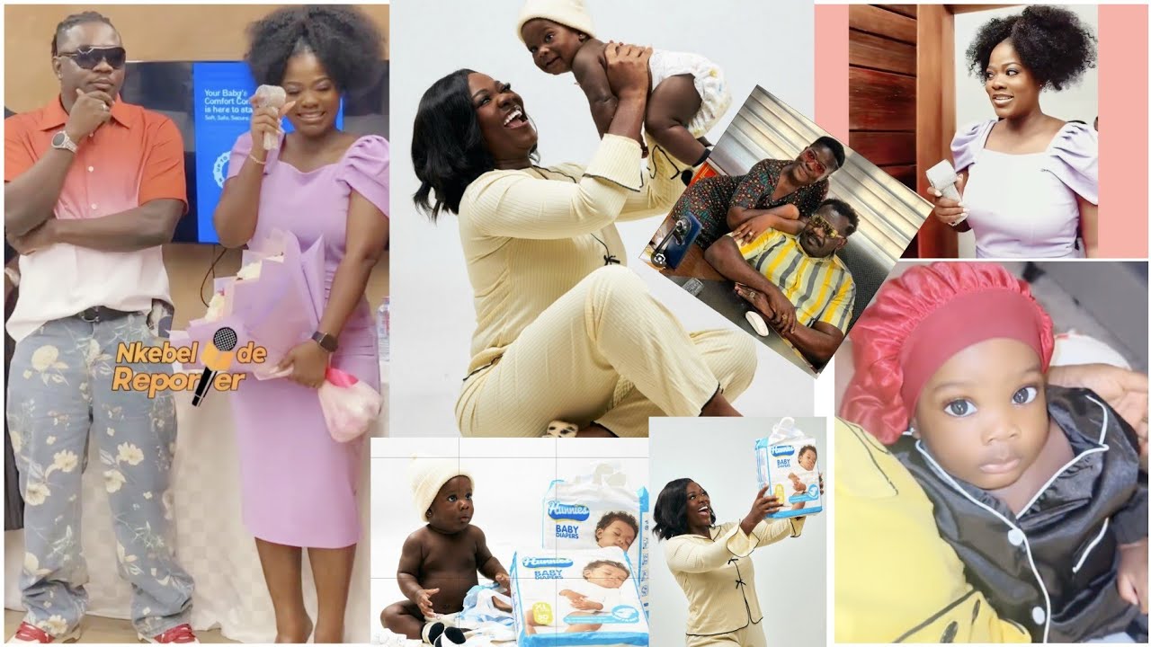 Asantewaa & babies daddy Sign ambassadorial deal wit their 2nd SON as her father, koo Fori present t