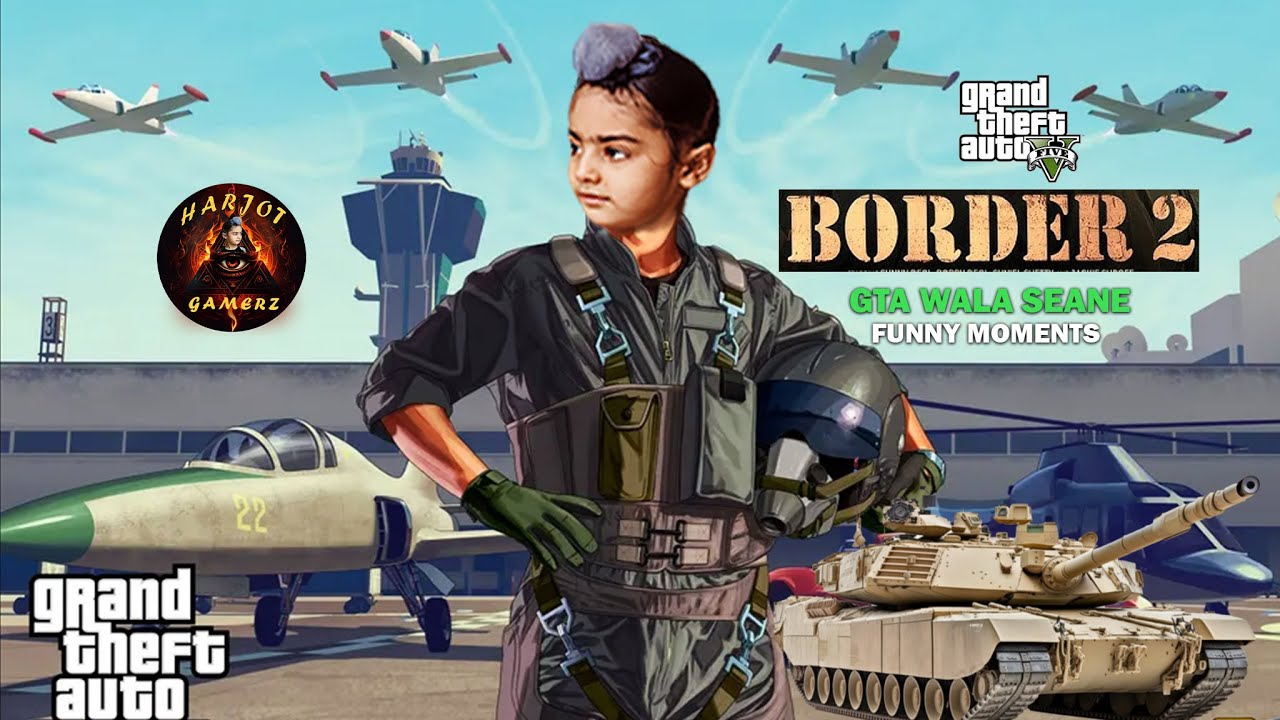 BORDER 2 😂🔥 | GTA 5 Funny Moments | Harjot Gamerz #21