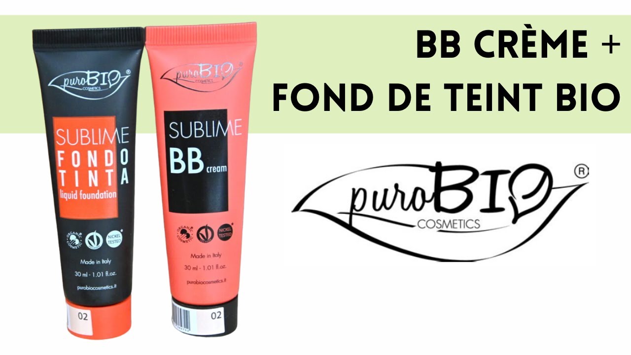 Avis + avant/après BB crème et fond de teint bio PURO BIO !
