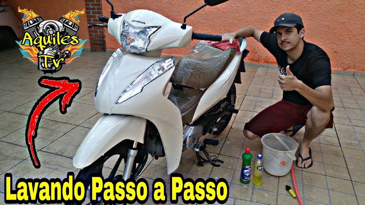 Como Lavar a Moto Corretamente Passo a Passo