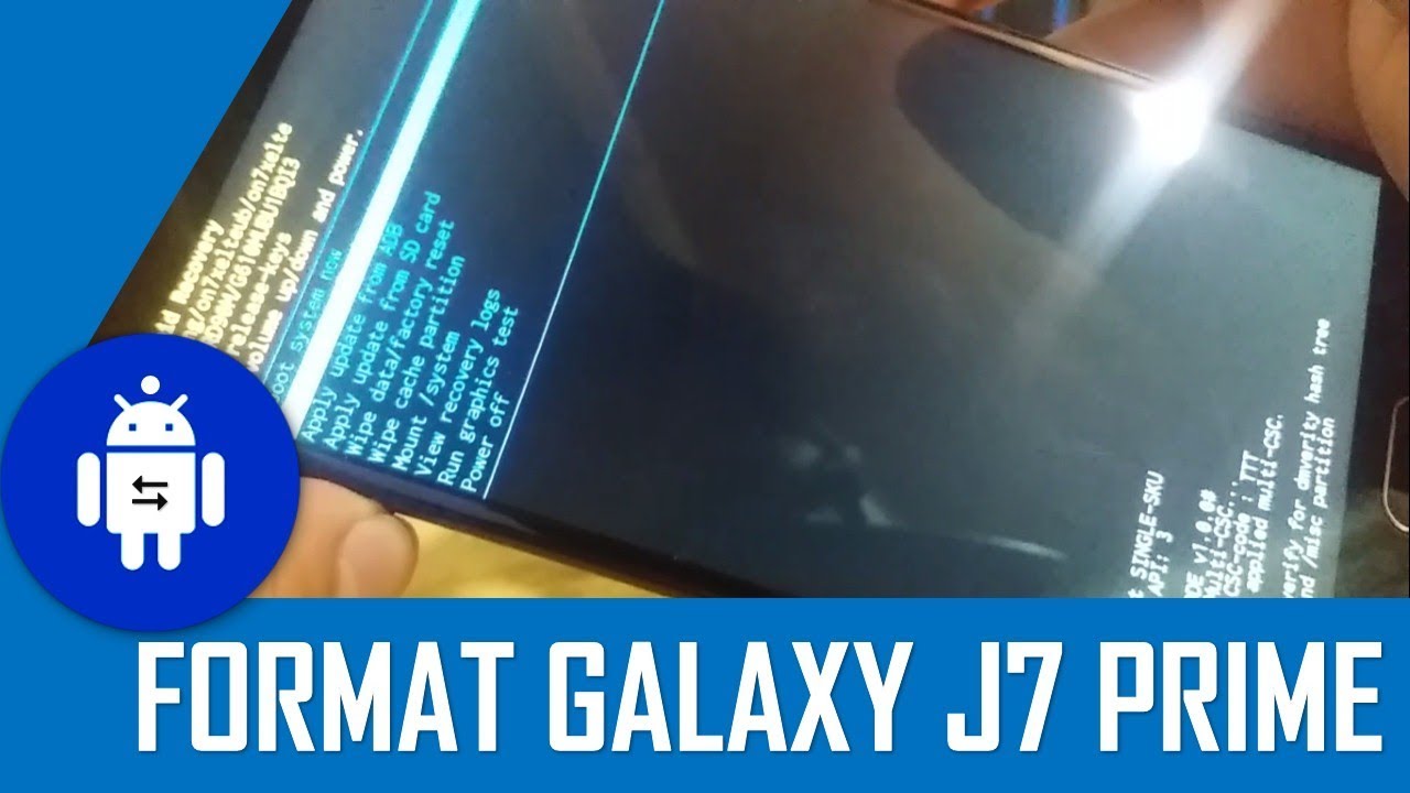 Formatear Samsung Galaxy J7 Prime