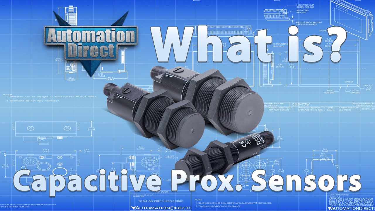 Что такое емкостный датчик? от AutomationDirect