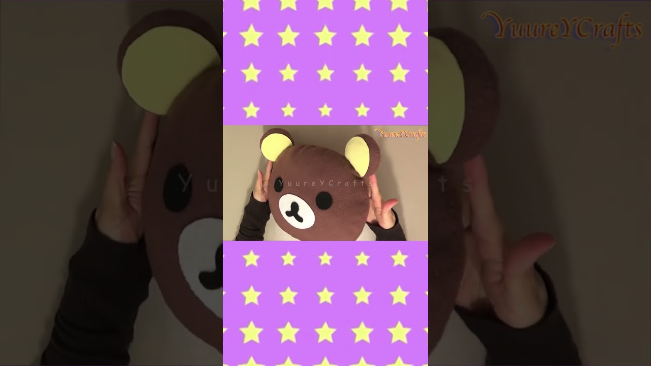 COJ&Iacute;N DE RILAKKUMA / CUSHION / DIY / KAWAII - YuureYCrafts #shorts #diy #kawaii