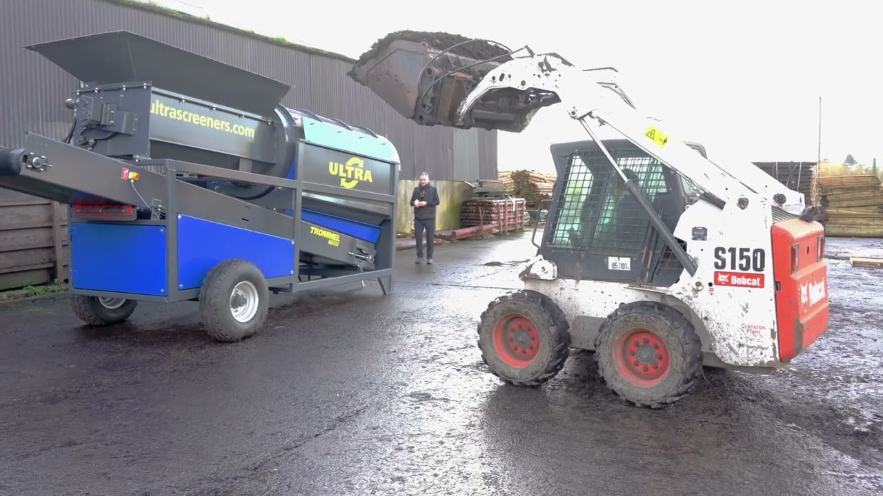 Ultrascreeners T1000 and T1500 Compact Trommel Range