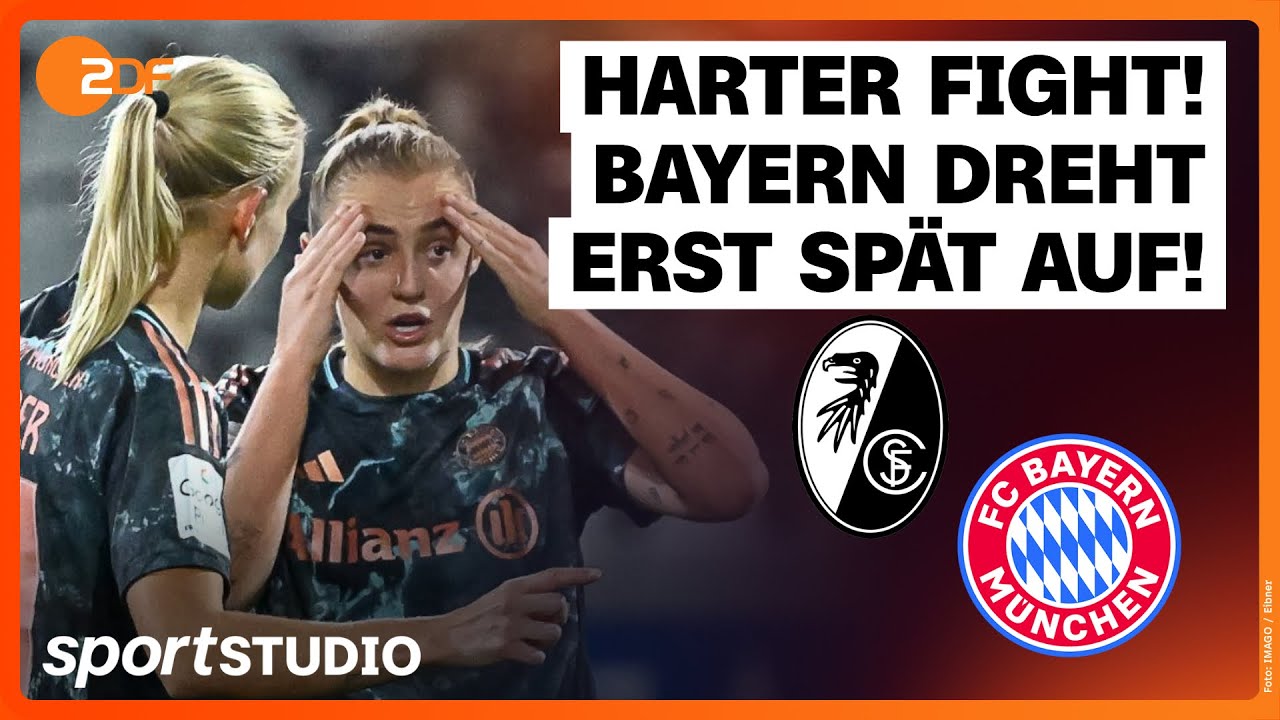 SC Freiburg – FC Bayern München | Frauen-Bundesliga, 9. Spieltag 2024/25 | sportstudio