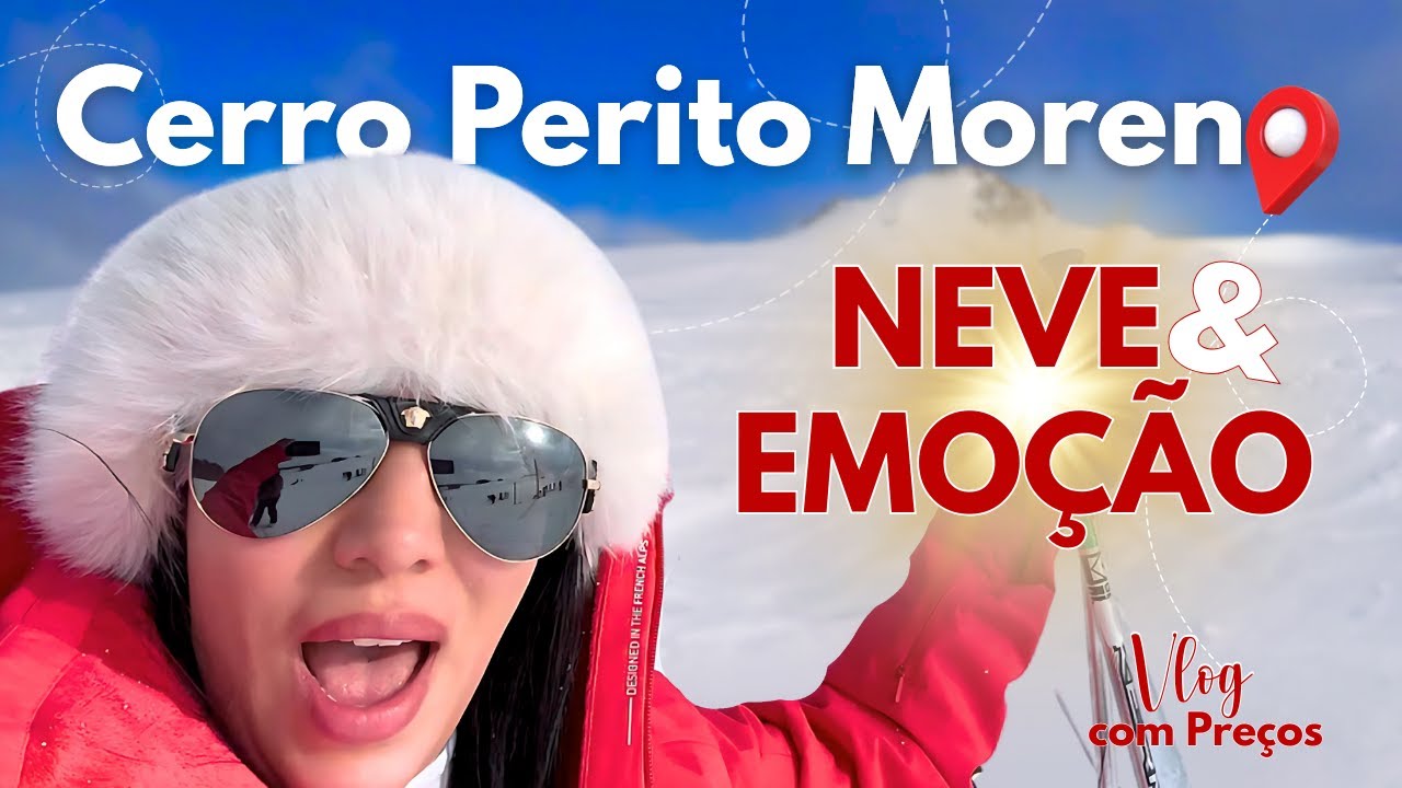 Enfrentamos a NEVE na Estrada até o CERRO PERITO MORENO | BARILOCHE com FAMÍLIA ⛄️⛷️