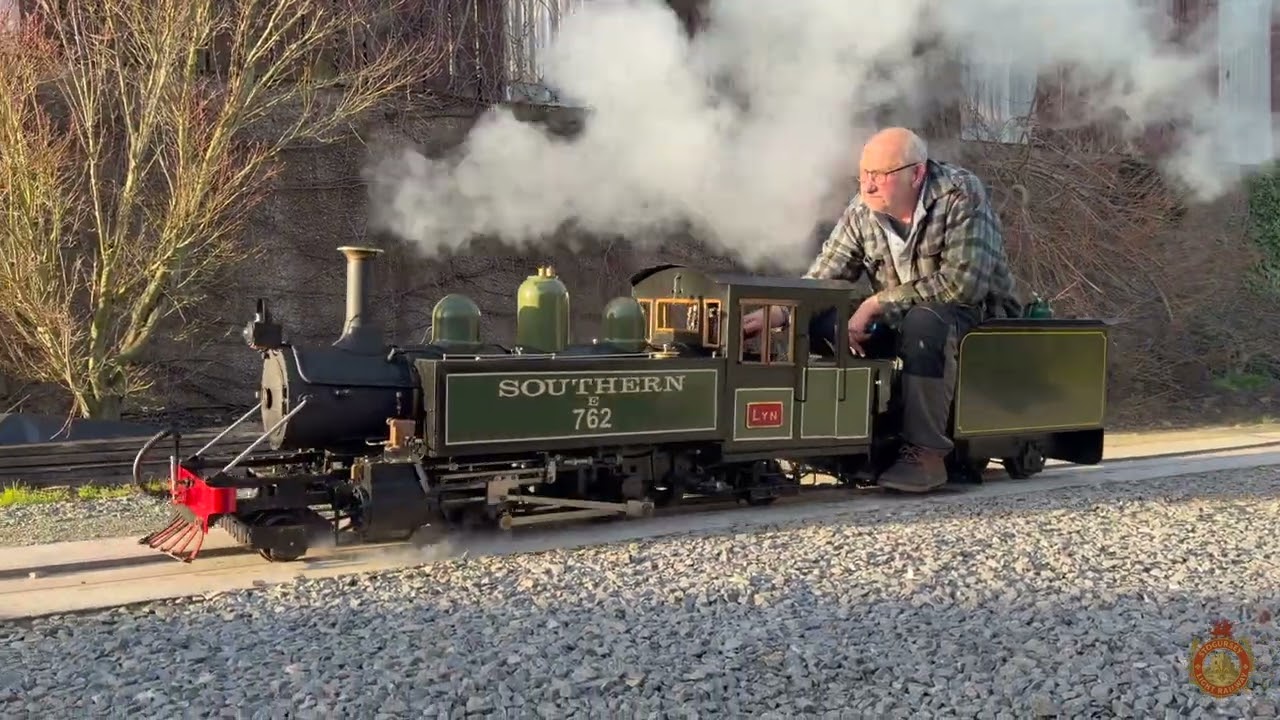 Testing 'Lyn' a Baldwin 2-4-2 - 7 1/4 Narrow Gauge Live Steam