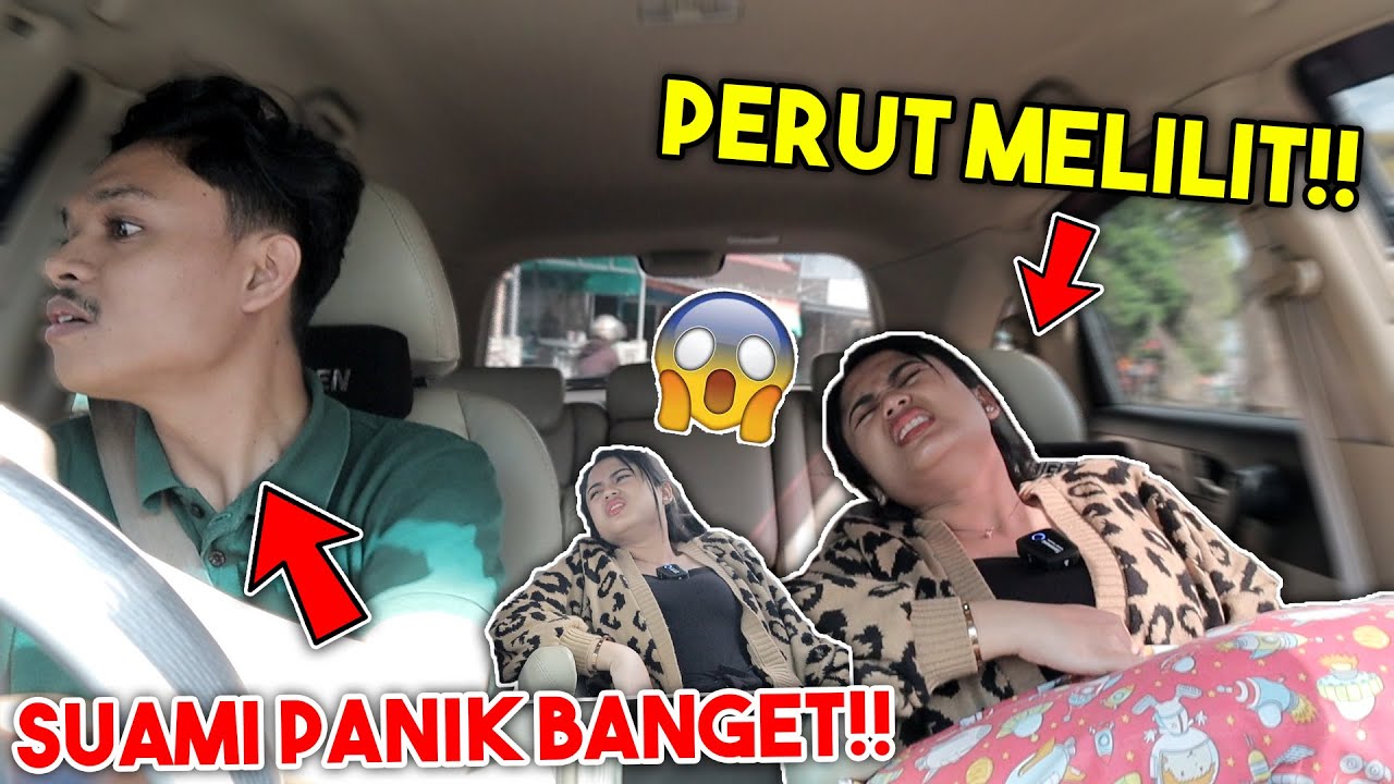 PRANK SUAMI! S4KIT PERUT MELILIT | DIA SAMPE PANIK BANGET!!😱