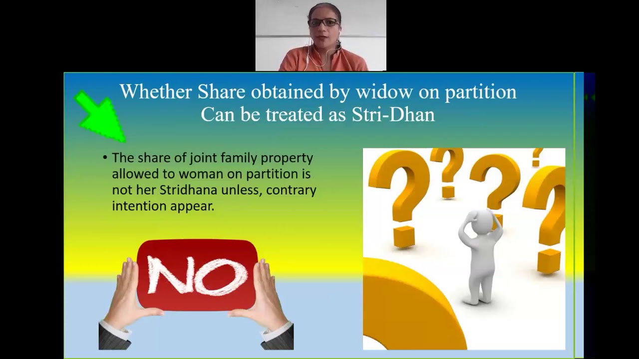 CONCEPT OF STRI - DHAN UNDER HINDU LAW