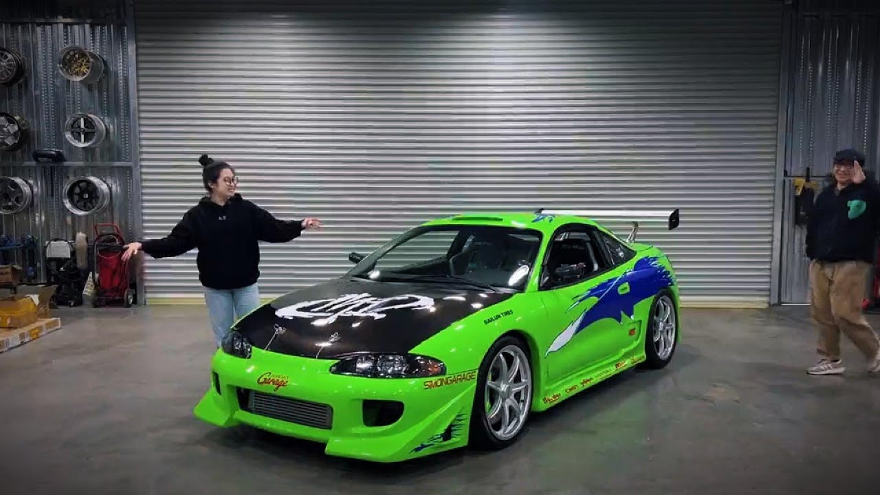 Полная реставрация классического Mitsubishi Eclipse - Реставрация Eclipse в память о Поле Уокере.