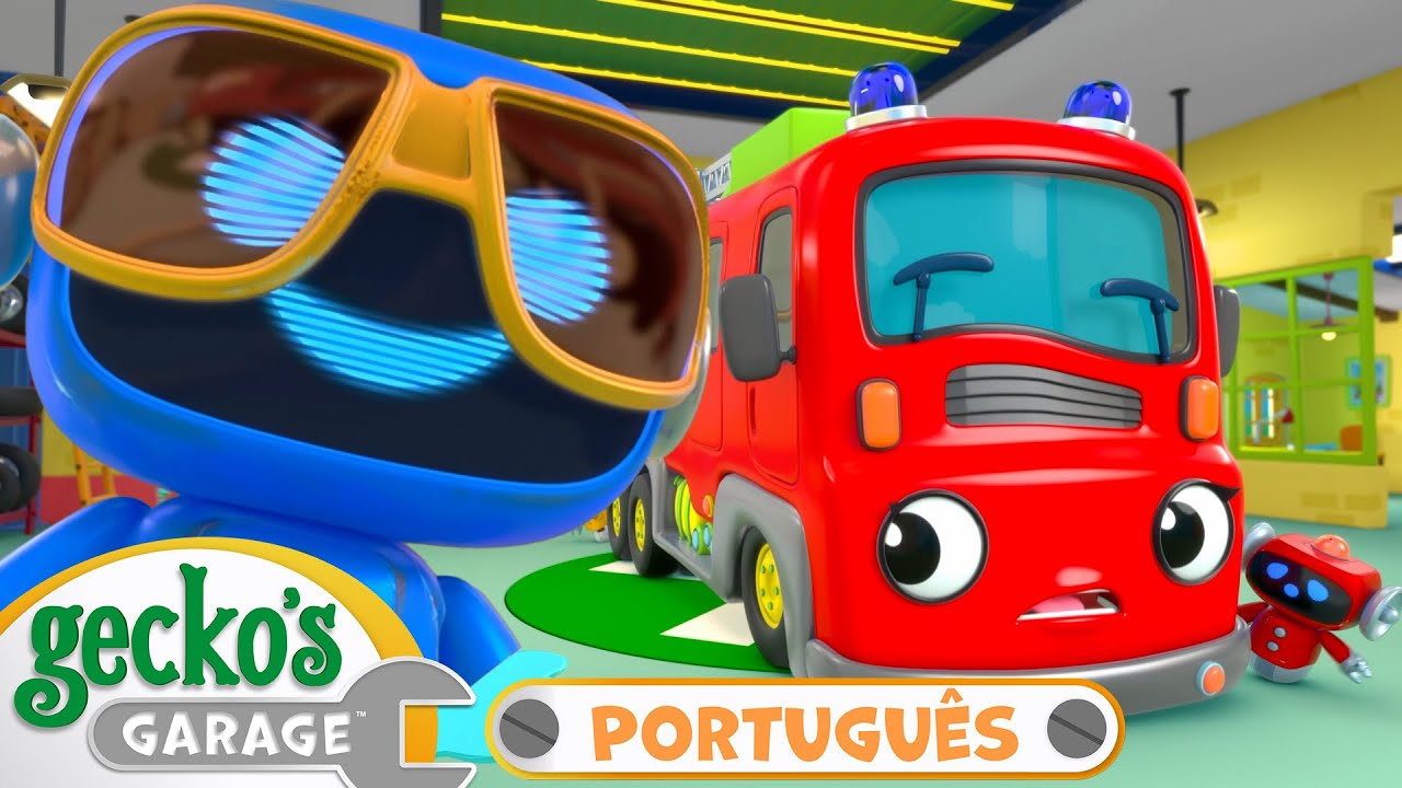 Diversão com o Caminhão de Bombeiros! | Garagem de Gecko | Carros, caminhões! | Vídeos infantis