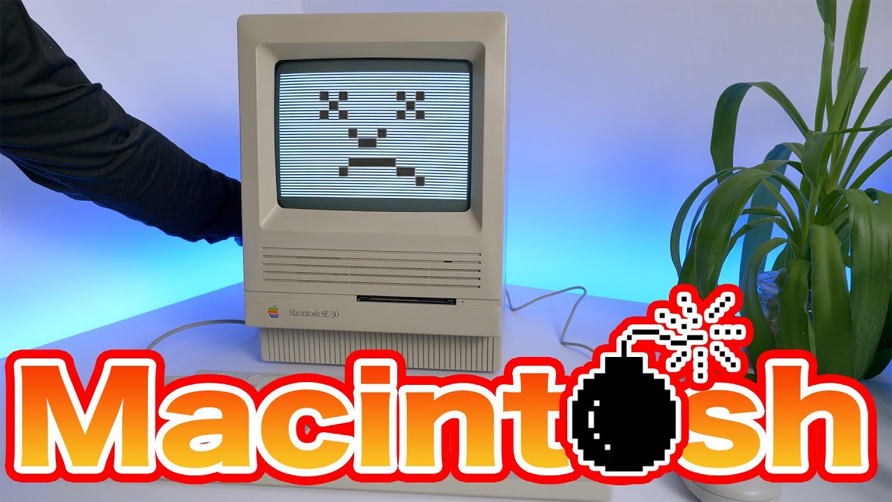 32年前のオールドマック！動作未確認なMacintosh SE/30を爆弾から救いたい！