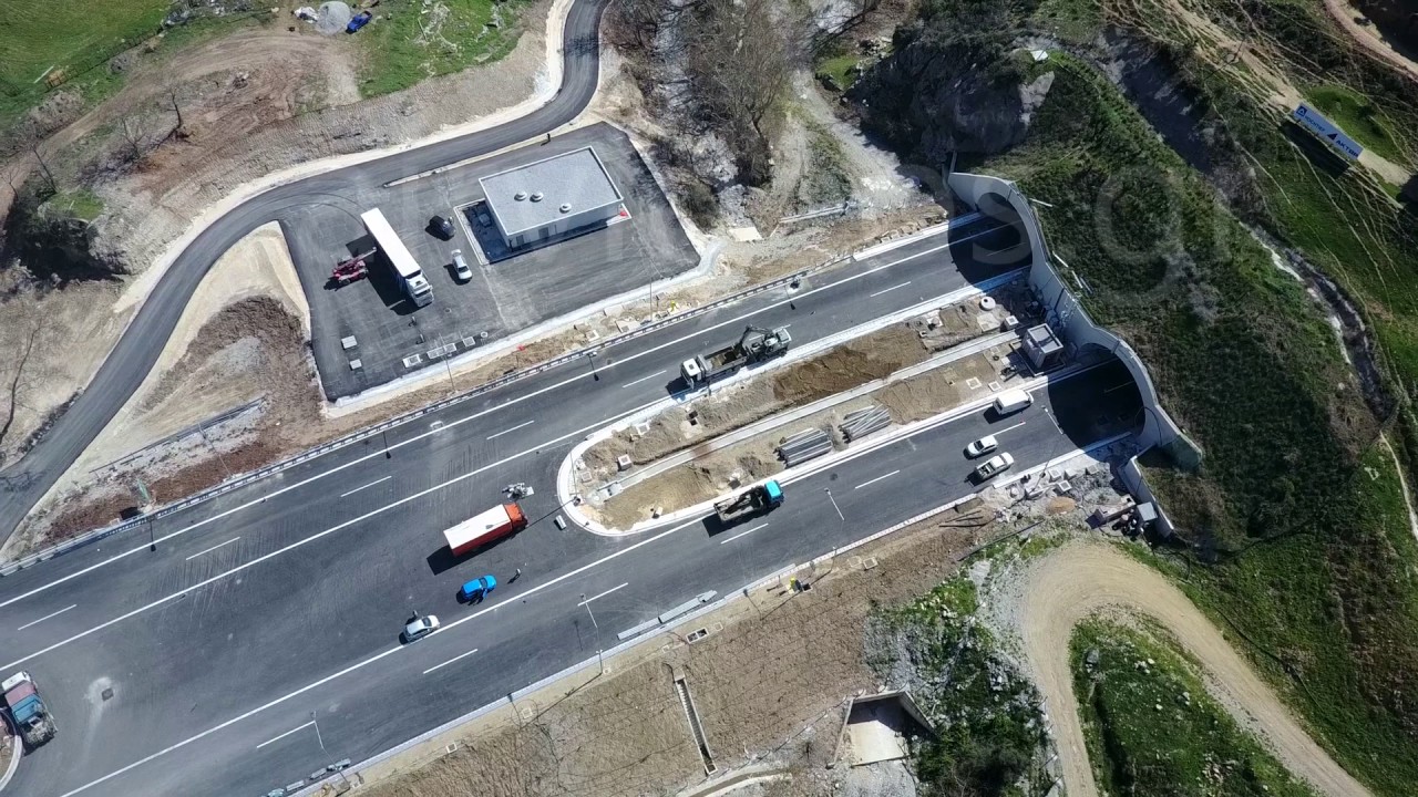 NEW TUNNEL & NEW BRIDGE at Tempi Greece
