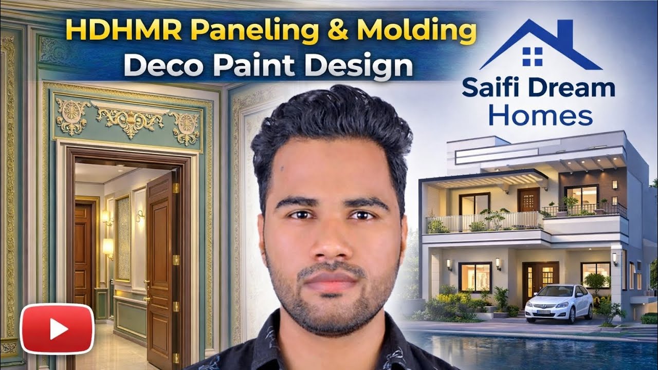 2026 New HDHMR Paneling & Molding Deco paint Design 