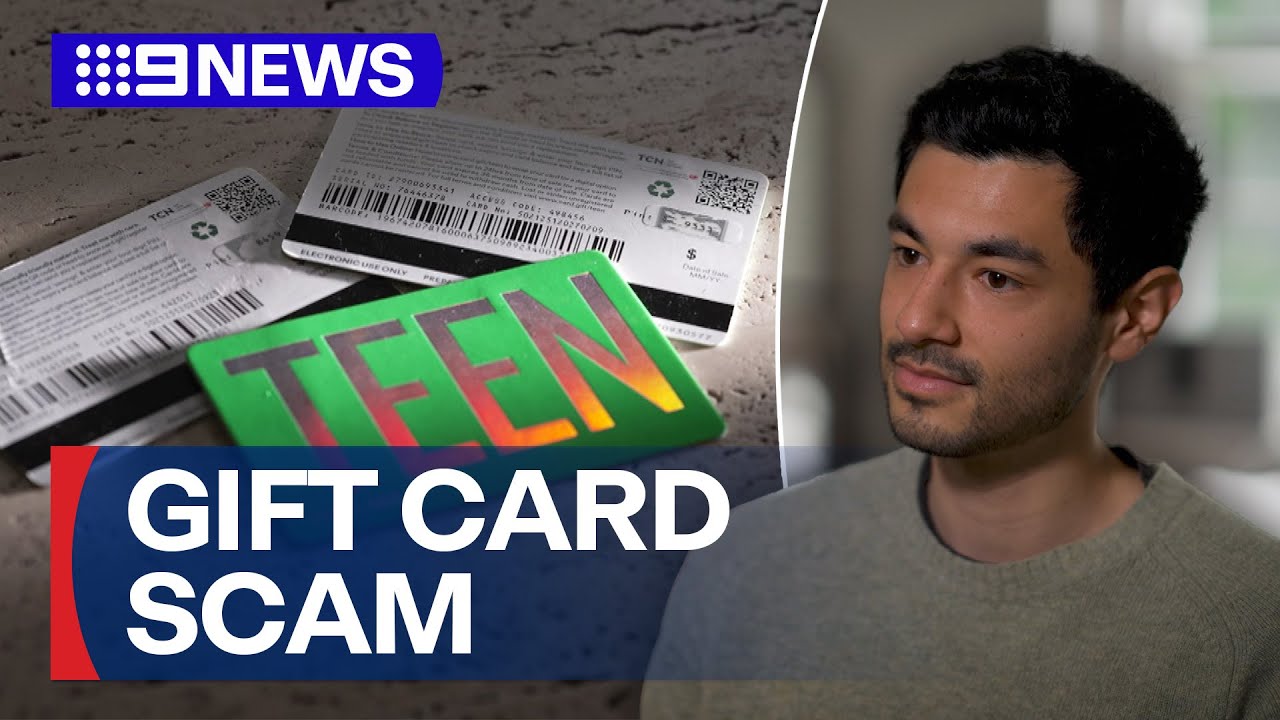 Victim fights back against gift card scammers | 9 News Australia