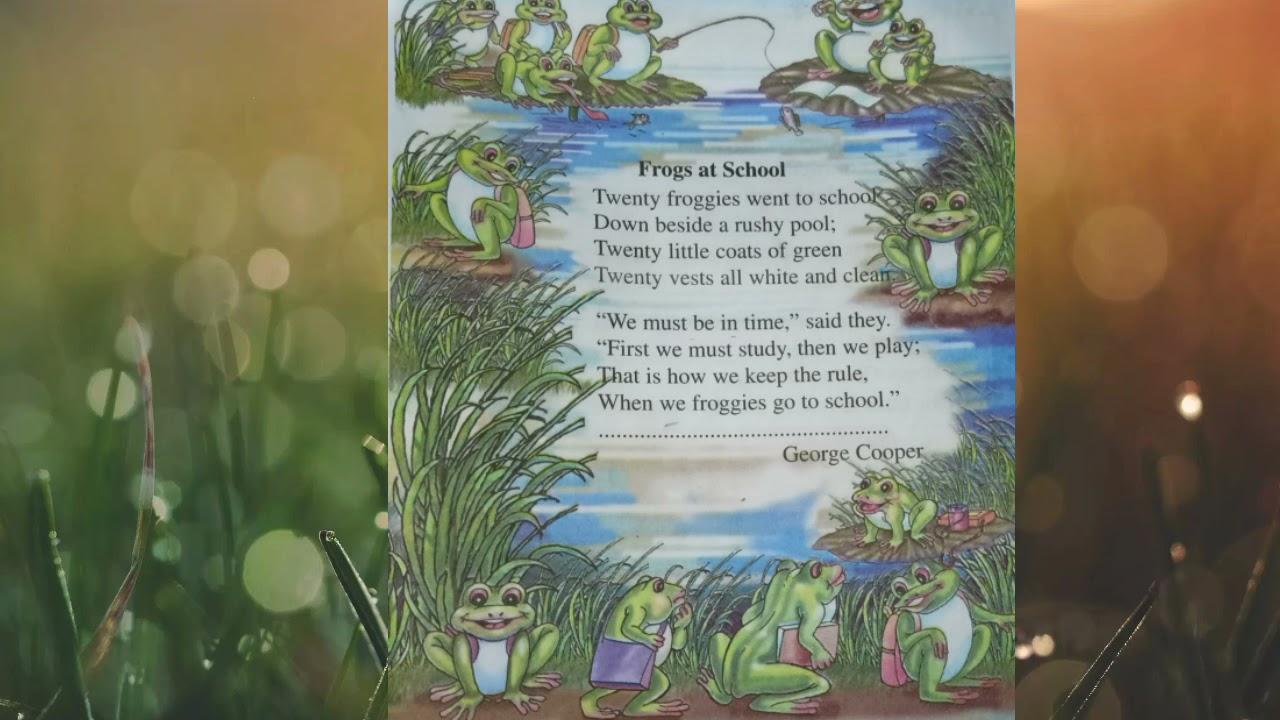 Beginners English class 4 lesson 7 frogs at school. please share