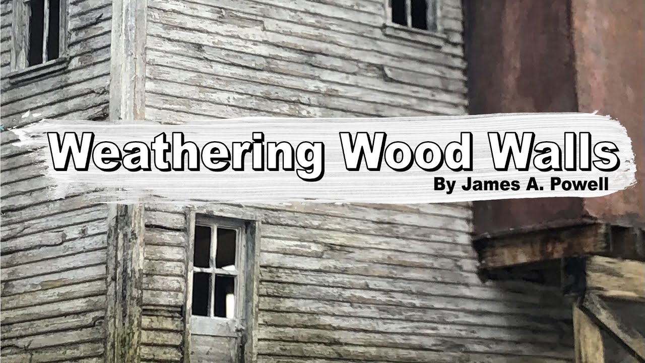 How I Make Weathered Clapboard Walls