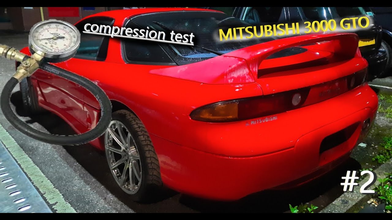mitsubishi 3000 gto compression test part #2
