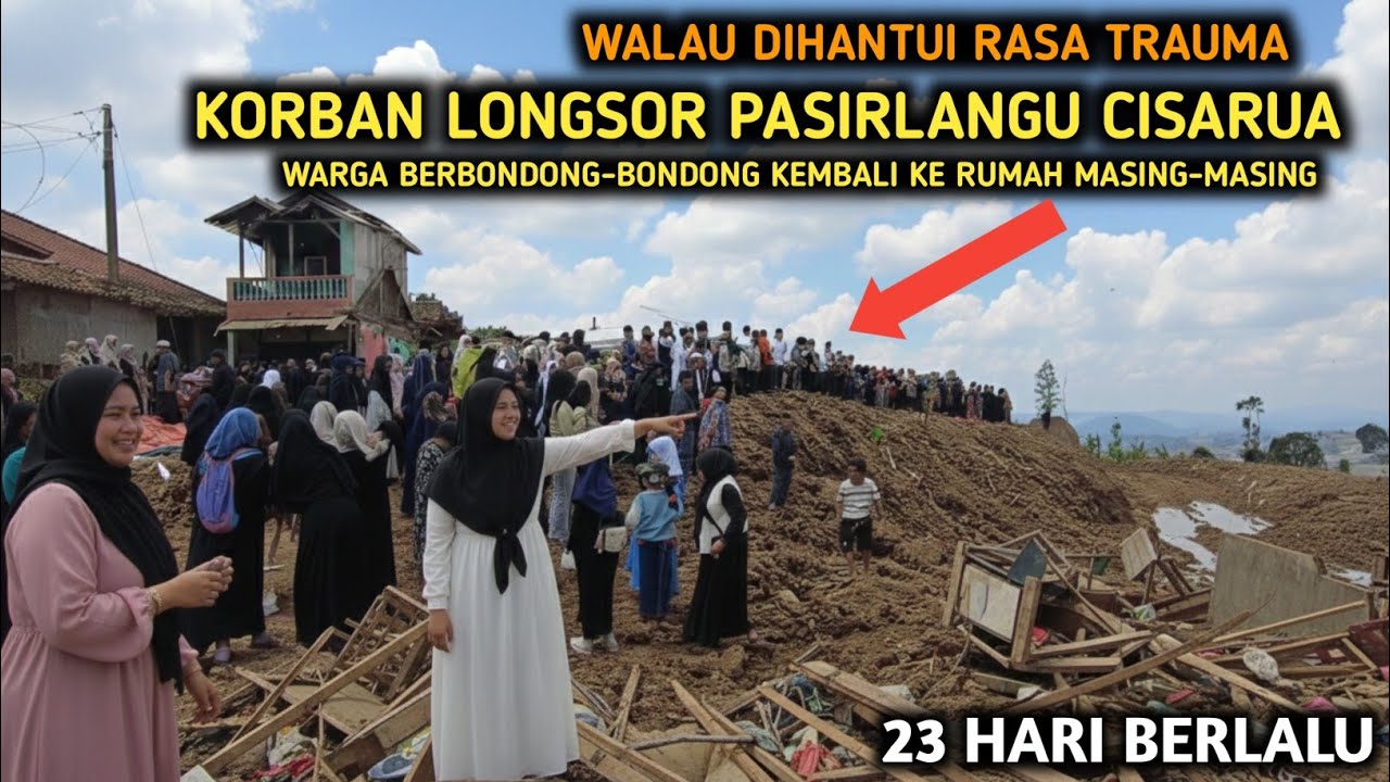ALHAMDULILLAH‼️KORBAN LONGSOR PASIRLANGU CISARUA KEMBALI KE RUMAH MASING-MASING 