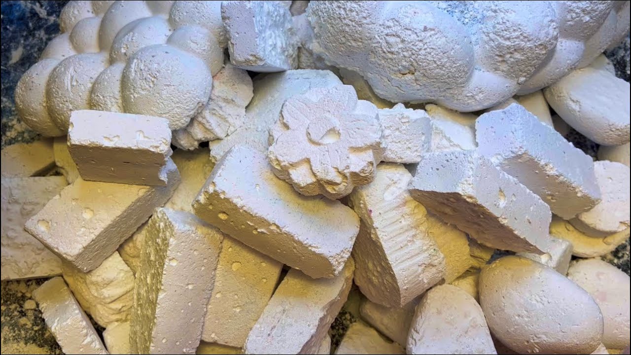 White Mass Crush Collab @Satisfying_ASMRanu | Asmr | Gymchalk | Sleepaid