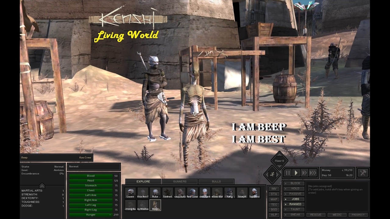 Kenshi (Living World) - I Am BEEP; I Am BEST