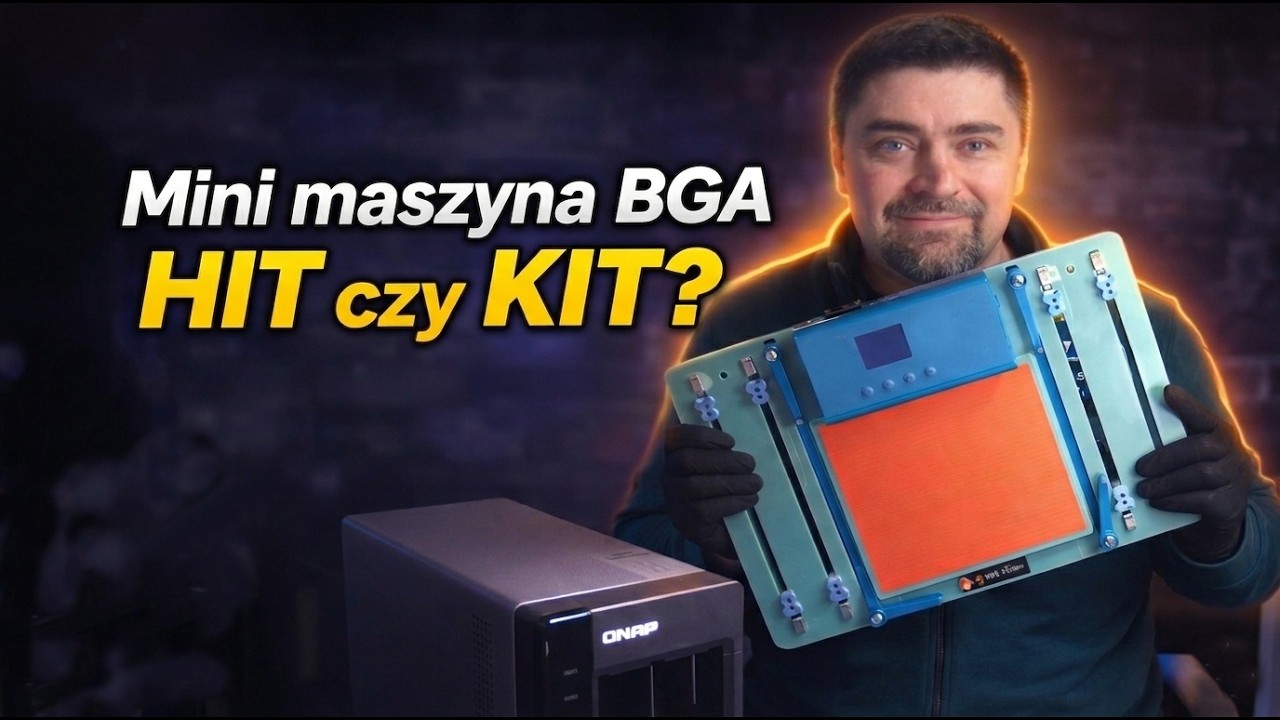 Mini maszyna do BGA. HIT czy KIT? Pierwsze podejście!